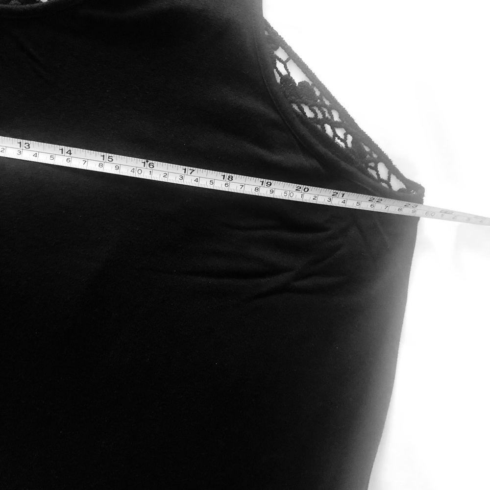 Layne Bryant 22-24 Black MIDI Dress Lace Bodice Casual Beachwear - Picture 12 of 12